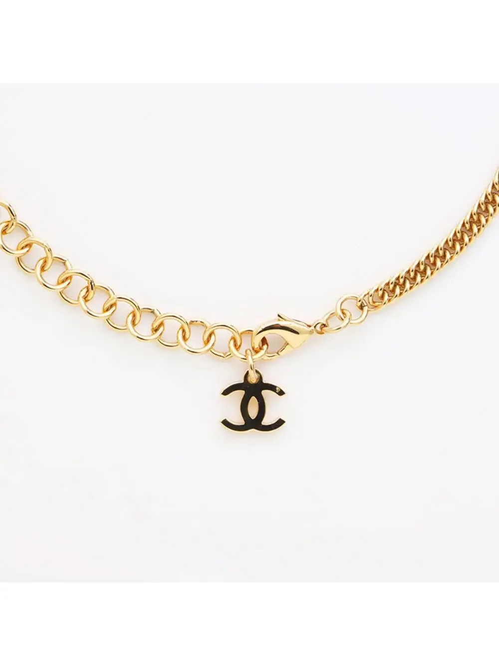 Chanel Cc Logo Star Pendant Necklace #244009C98B
